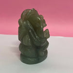 Load image into Gallery viewer, Green Jade Ganesha Idol 251-300 gms