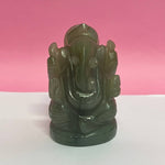 Load image into Gallery viewer, Green Jade Ganesha Idol 251-300 gms
