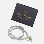 Load image into Gallery viewer, Rose Quartz & Pearls Bracelet: 2 Layer
