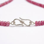 Load image into Gallery viewer, Ruby Necklace: Semi Precious 2mm