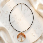 Load image into Gallery viewer, Red Agate Tree of Life Pendant: Grounding & Growth