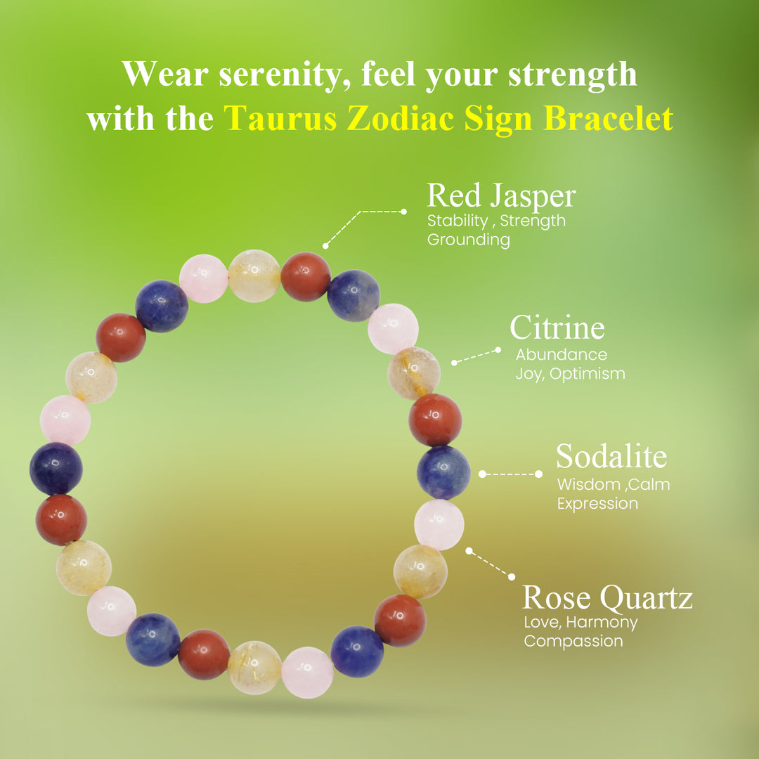 Taurus Zodiac Sign Bracelet