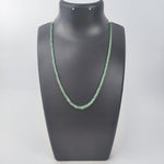 Load image into Gallery viewer, Emerald Necklace - Semi Precious 2mm Love Rocks Necklace