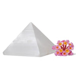 Load image into Gallery viewer, Selenite Pyramid Love Rocks Pyramid