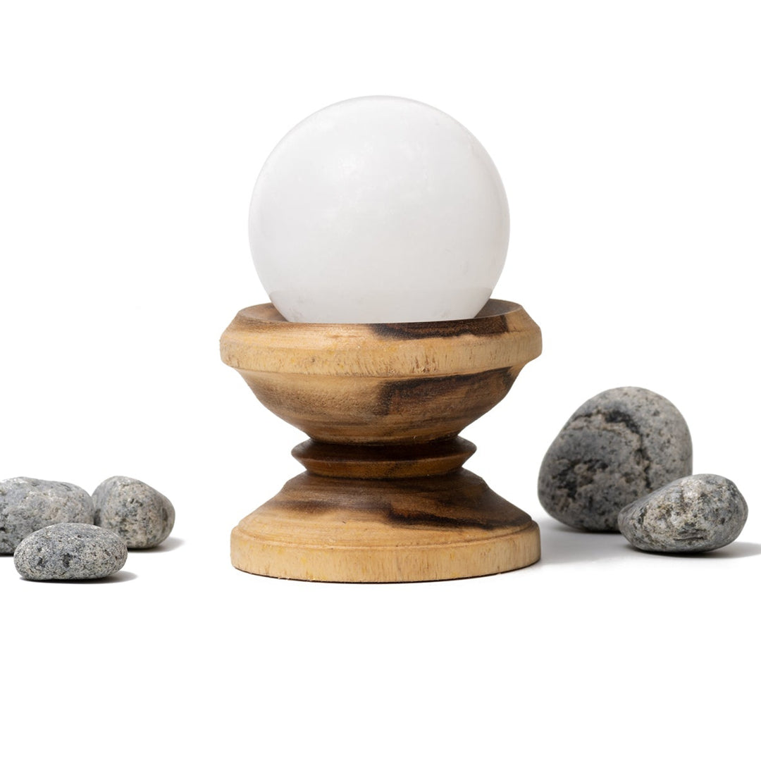Selenite Sphere: Divine Light and Spiritual Clarity
