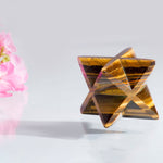 Load image into Gallery viewer, Tiger's Eye Merkaba: Self Confidence Love Rocks Merkabah