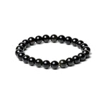 Load image into Gallery viewer, Black Obsidian Bracelet: Removes Negativity Love Rocks Bracelet