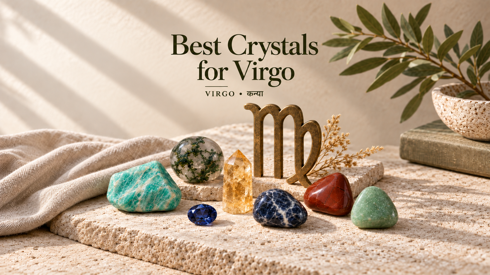 Best Crystals for Virgo (कया)
Zodiac Sign
