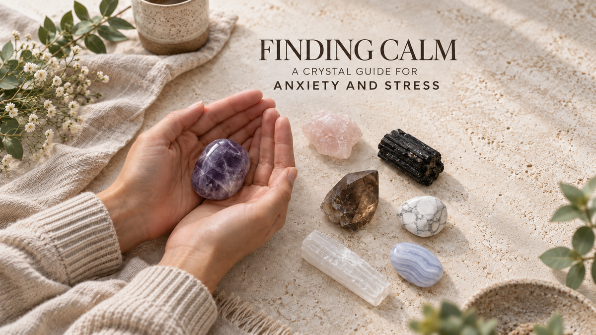 Finding Calm: A Crystal Guide for Anxiety and Stress