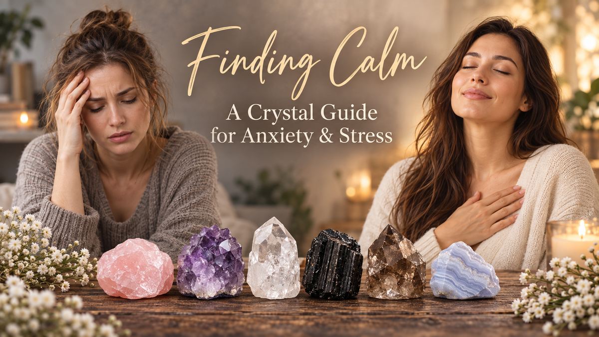 Finding Calm: A Crystal Guide for Anxiety and Stress