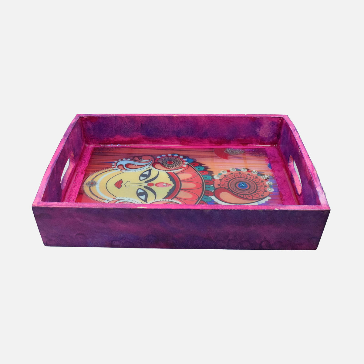 Adi Shakti: The Primordial power Wooden Tray – Love Rocks