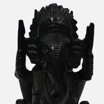 Load image into Gallery viewer, Karungali Ganesha Idol - Kirita Vinayaka : Divine Protection &amp; Prosperity
