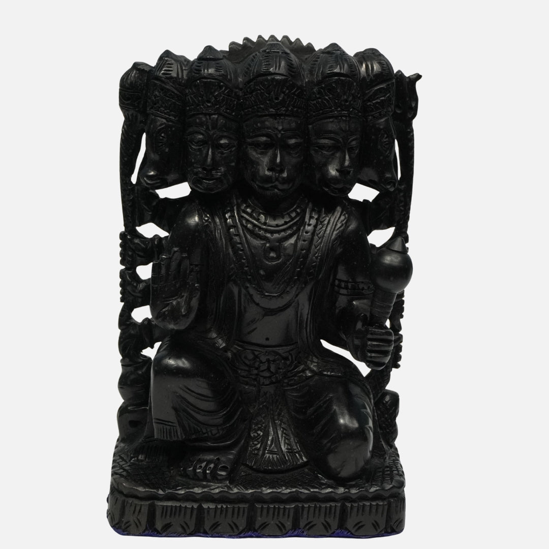 Karungali Panchamukhi Anjaneya Murti – Power & Devotion