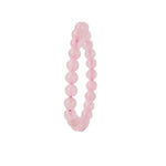 Rose Quartz Bracelet: Self Love - Round Beads 8mm