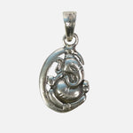 Load image into Gallery viewer, Ganesha Silver Pendant : Bal Ganesha
