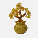 Load image into Gallery viewer, Citrine Crystal Tree (Money Bag Base): Wealth &amp; Fortune
