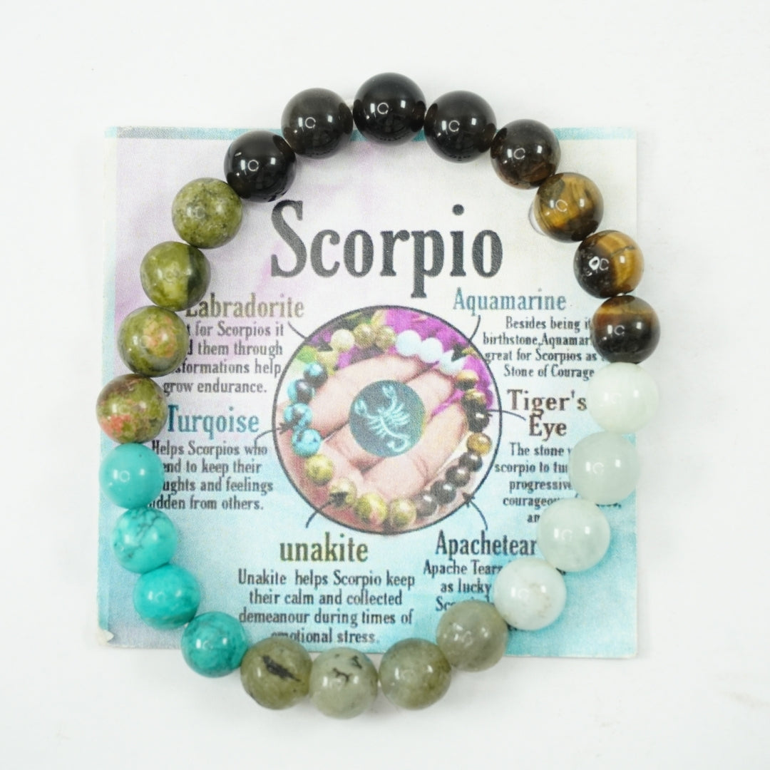 Scorpio Zodiac Sign Bracelet