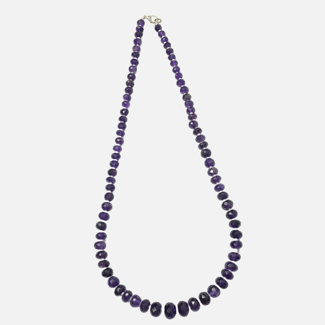 Amethyst Necklace: Peace and Calm - with Pearls