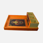 Load image into Gallery viewer, Vishvarupa - The whole universe is her form Wooden Tray
