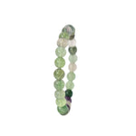 Fluorite Bracelet: Chakra Renewal - Round Beads 8mm