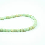 Load image into Gallery viewer, Light Amazonite Necklace: Dispels Worries and Fear - Square Beads 1 Layer
