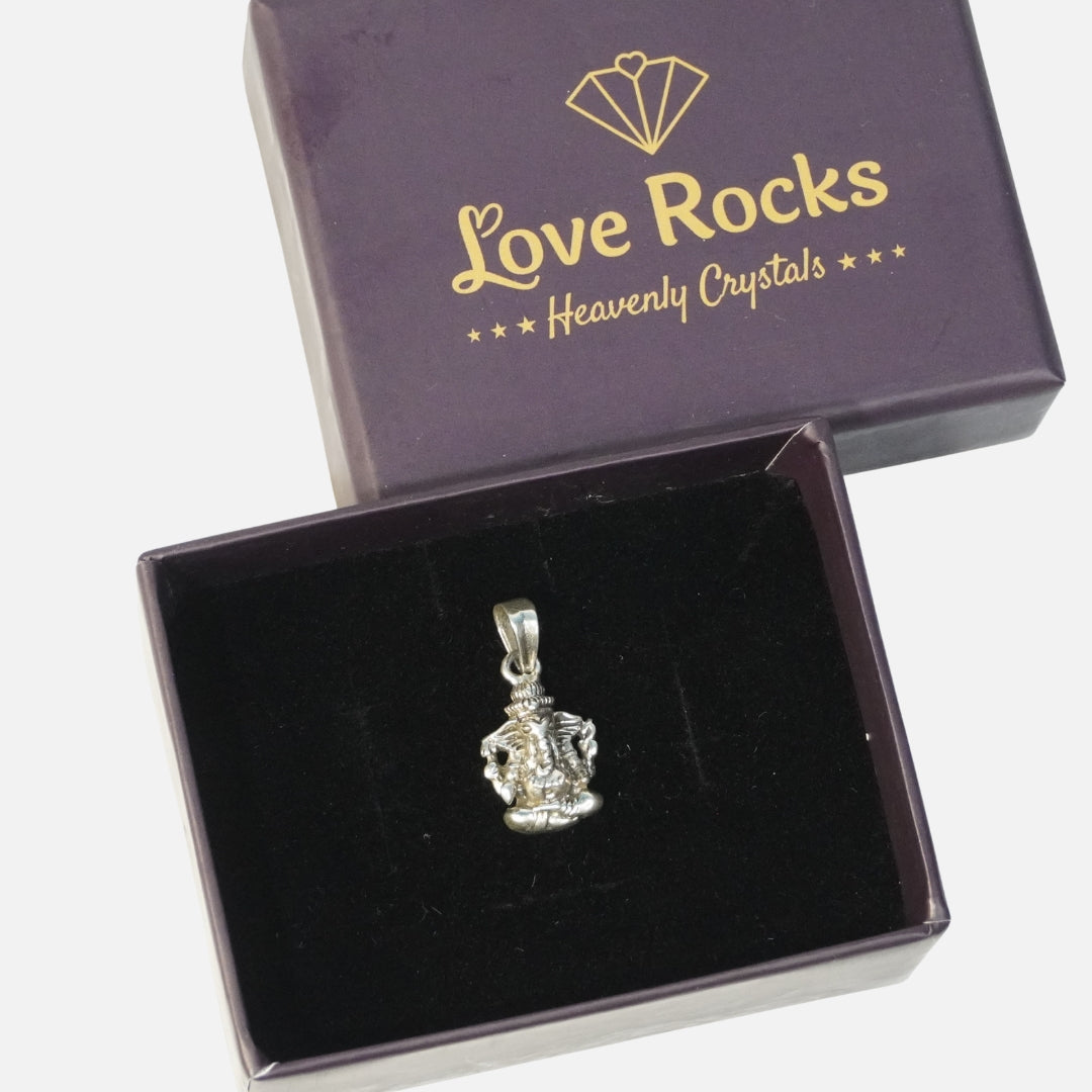 Ganesha Silver Pendant : Gajakarna