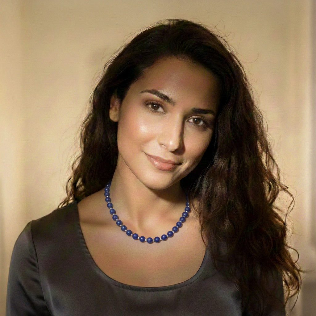 Sodalite Necklace: Office Wear