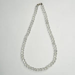 Load image into Gallery viewer, Clear Quartz Necklace: Spiritual Awareness - Round Cut Beads 8mm Love Rocks Necklace