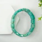 Amazonite Bracelet: Dispels Worries and Fear - Square Beads