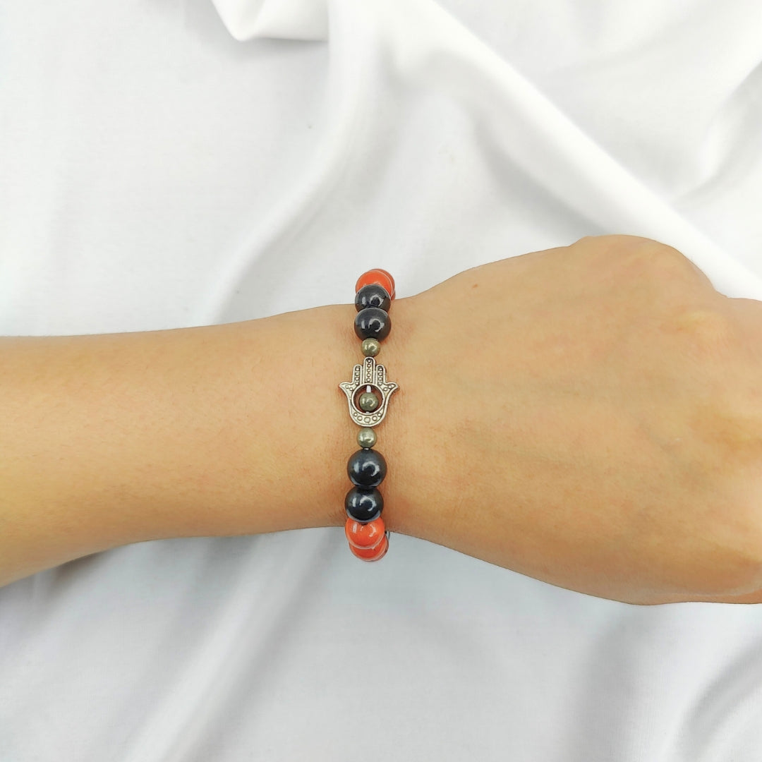 Prevention from Accident and Mishaps Crystal Stone Bracelet