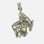 Load image into Gallery viewer, Ganesha Silver Pendant : Bal Ganesha (Medium)
