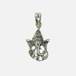 Load image into Gallery viewer, Ganesha Silver Pendant : Face
