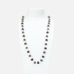 Load image into Gallery viewer, Silver Plated Divya Rudraksha Karungali Mala : Protection, Purity &amp; Strength
