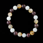 Navratri Gift Box: Citrine, Garnet and Rainbow Moonstone Bracelet