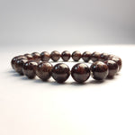 Garnet Bracelet: Commitment - Round Beads