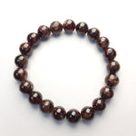 Garnet Bracelet: Commitment - Round Beads