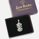 Load image into Gallery viewer, Ganesha Silver Pendant : Holding Axe

