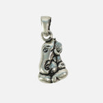 Load image into Gallery viewer, Ganesha Silver Pendant : Bal Ganesha (Small)
