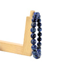 Lapis Lazuli Bracelet: Wisdom - Round Beads 8mm