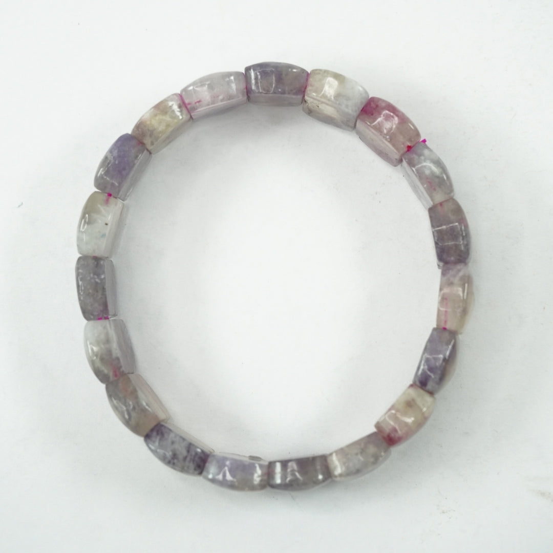 Pink Tourmaline Bracelet - Oval Beads