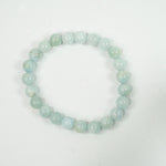 Aquamarine Bracelet: Courage - Round Beads 9mm