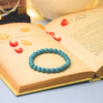 Turquoise Bracelet: Induces Kindness - Round Beads 8mm