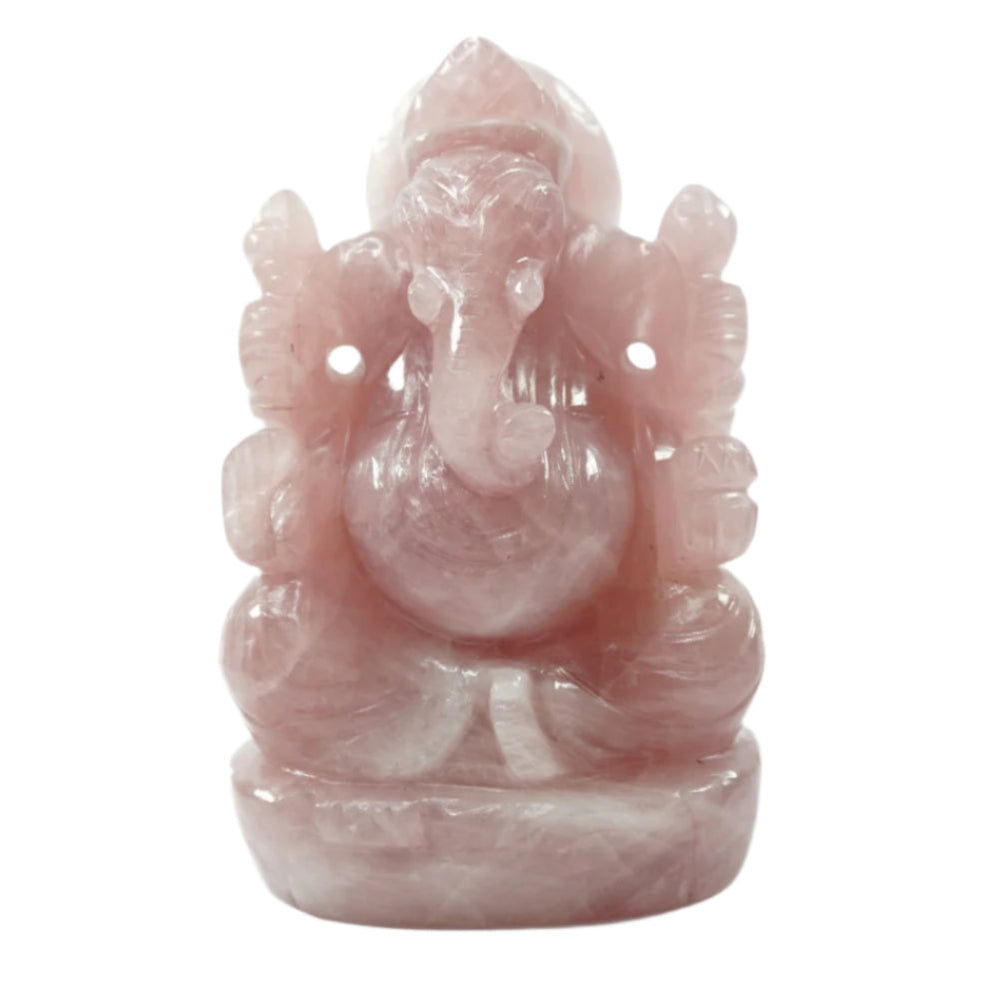 Rose Quartz Ganesha Idol: Self Love