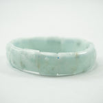 Load image into Gallery viewer, Aquamarine Bracelet: Courage - Square Beads
