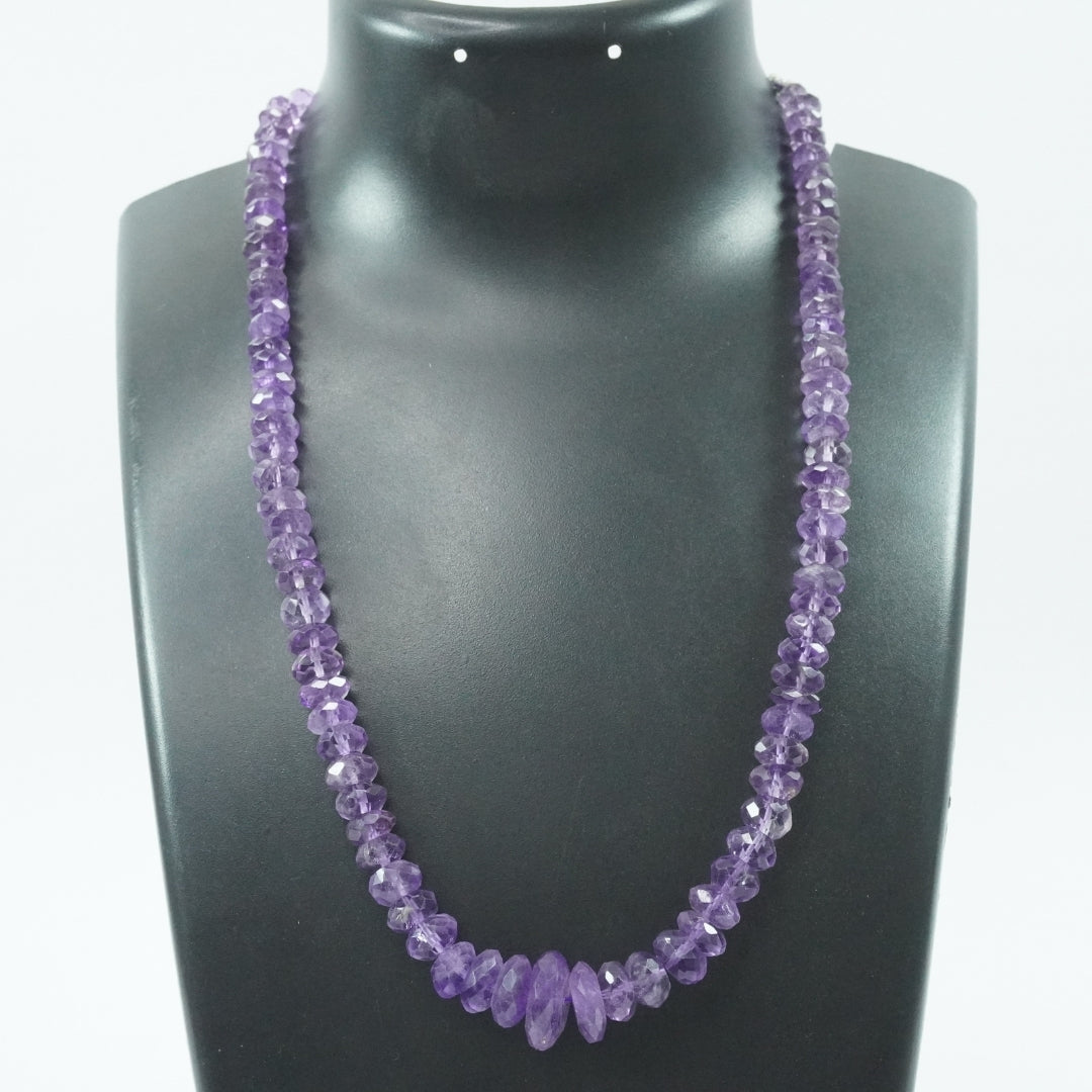 Amethyst Necklace: Peace and Calm - 1 Layer