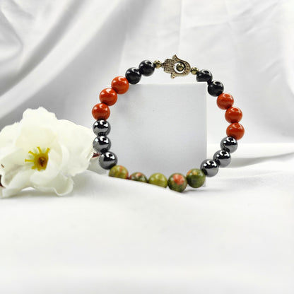 Prevention from Accident and Mishaps Crystal Stone Bracelet