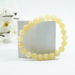 Calcite Bracelet: Energy Amplifier - Round Beads 8mm