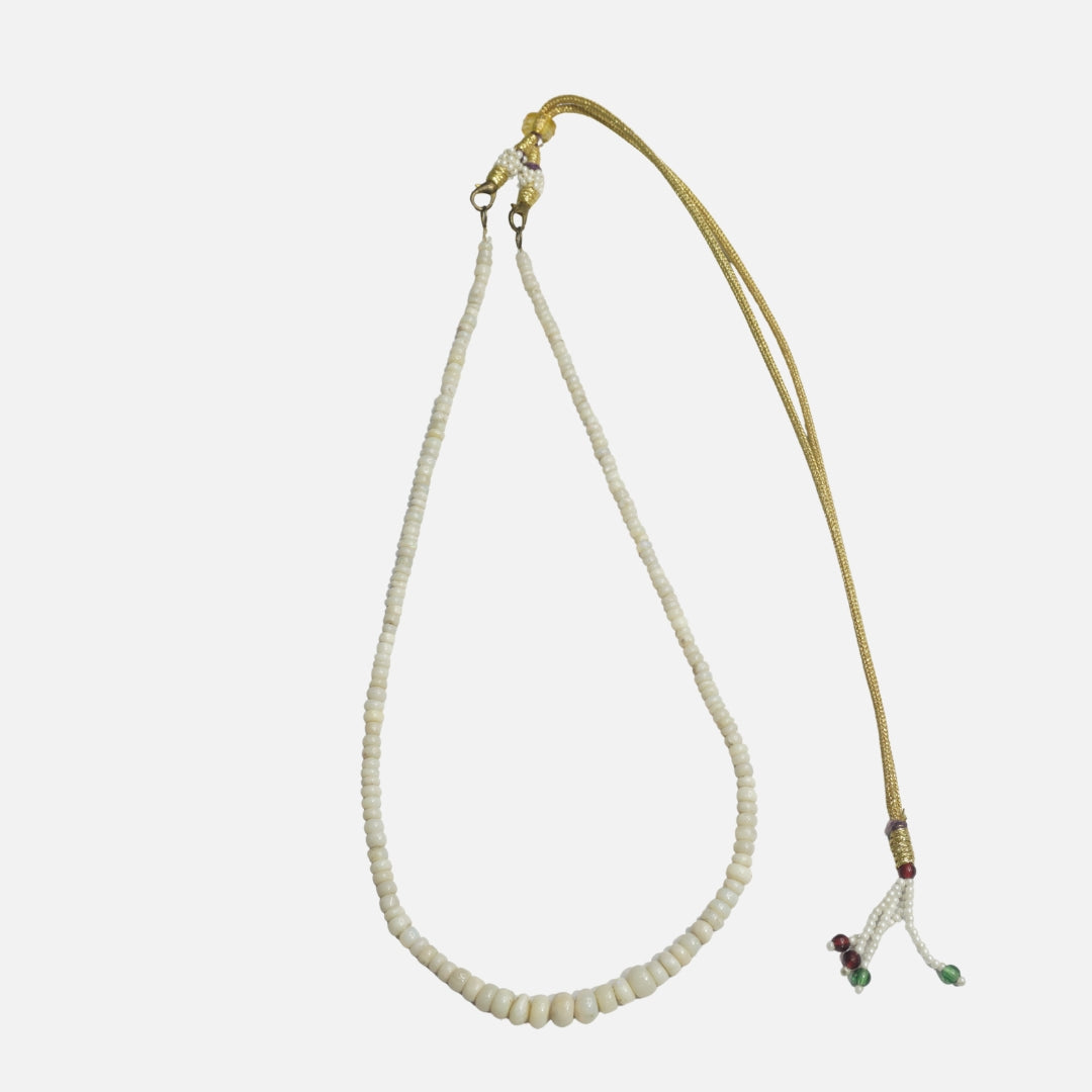 Opal Necklace - Oval Beads 2mm Adjustable