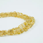 Load image into Gallery viewer, Citrine Necklace: Abundance - Petal Beads 3 Layer
