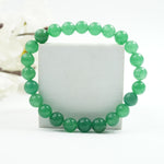 Load image into Gallery viewer, Green Aventurine Bracelet: Good Health - Round Beads 8mm
